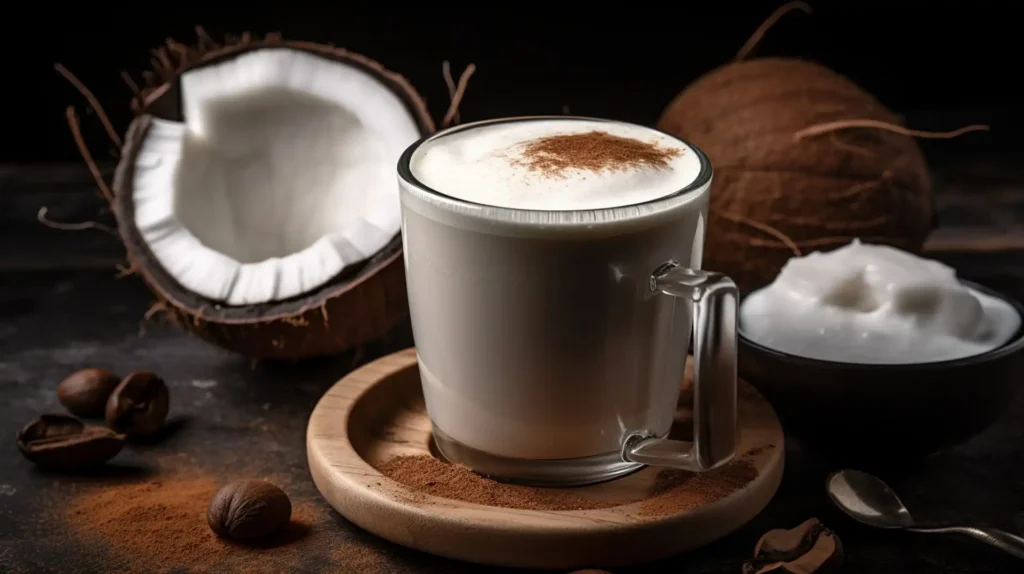 Coffee with Coconut Milk