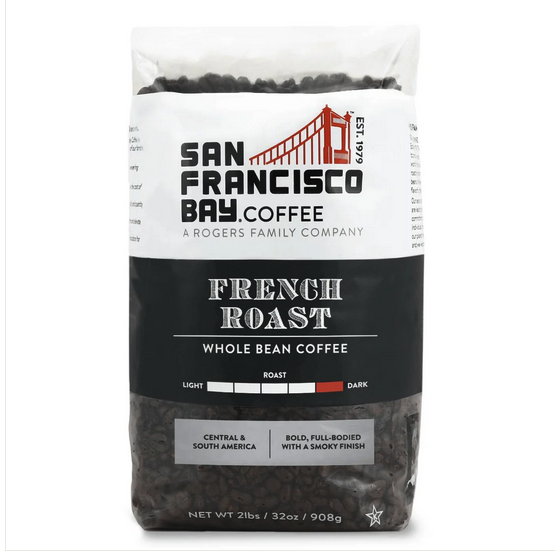 San Francisco Bay Coffee Review: French Roast Whole Bean Delight